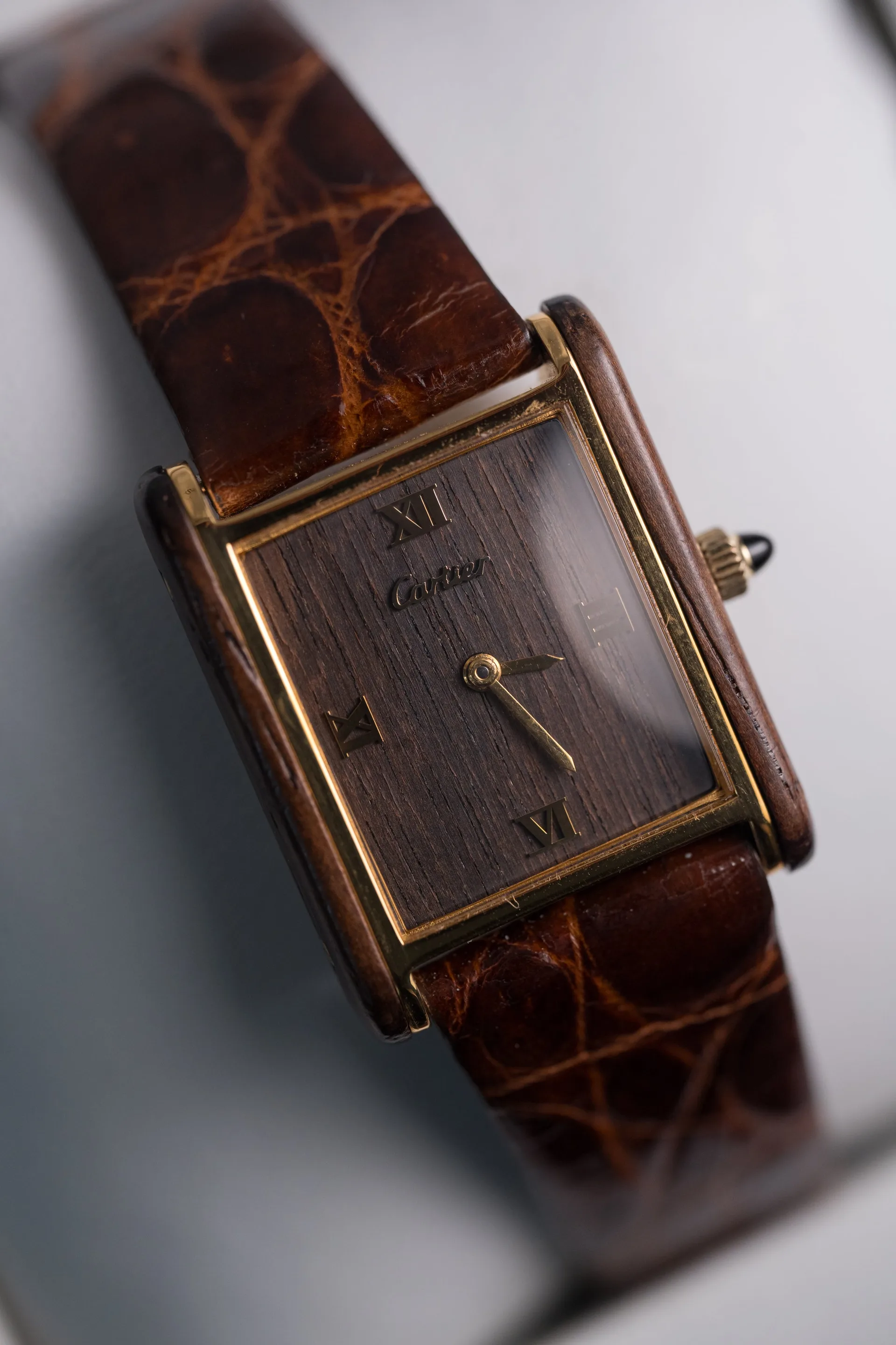 Tank de Cartier wood 1975