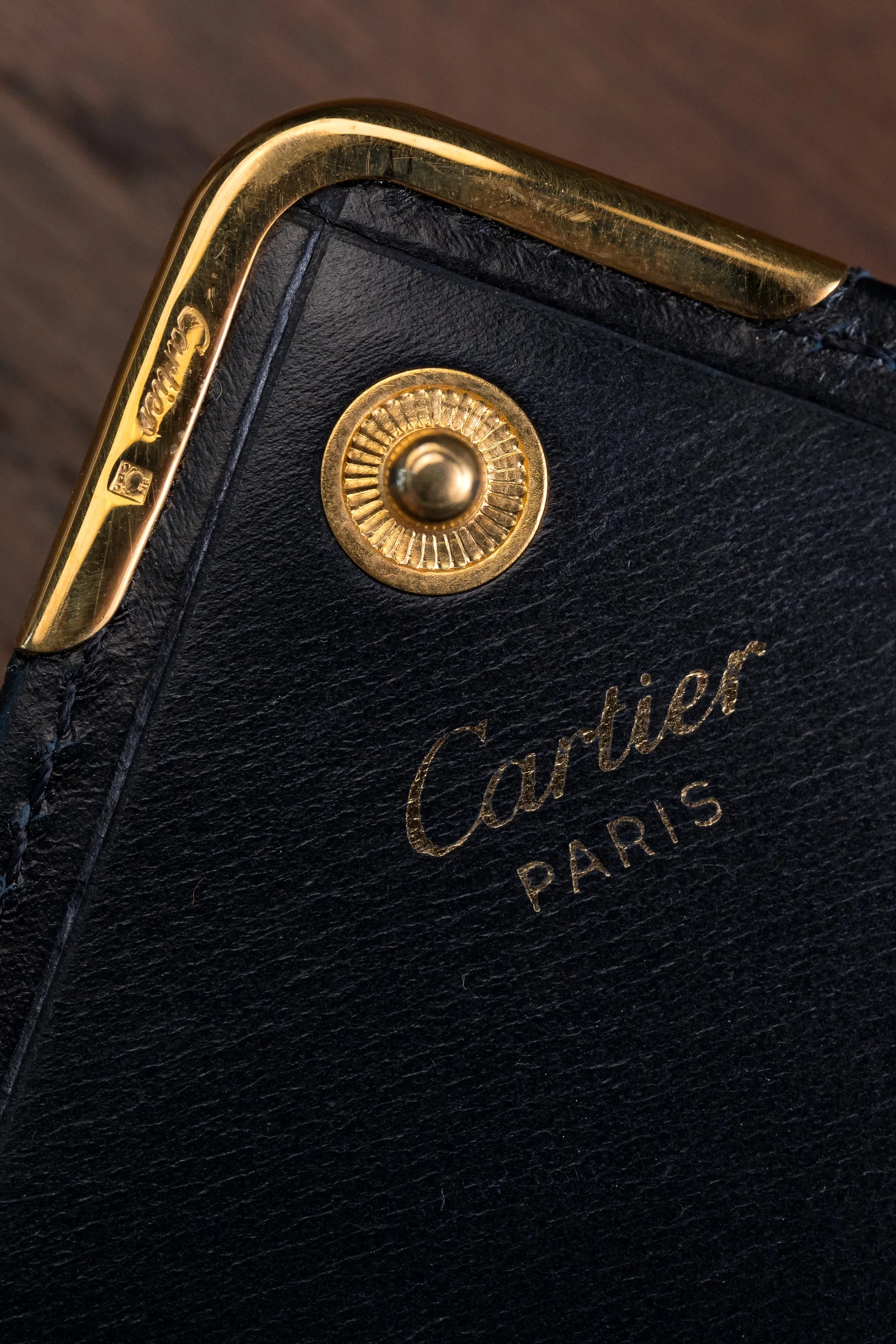Hermès de Cartier clutch bag 1980s 3