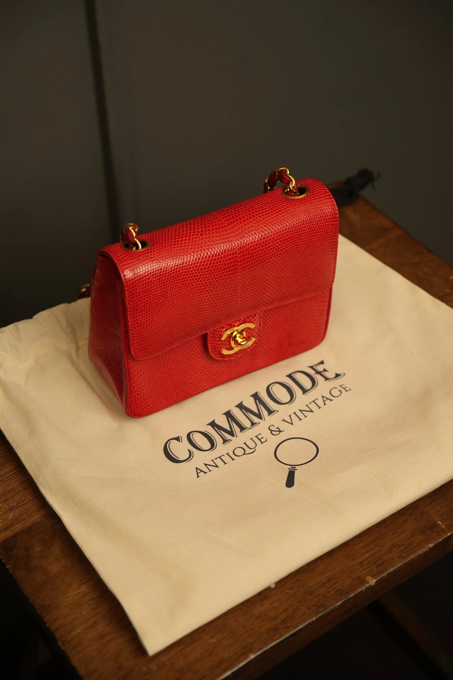 Chanel Red Lizard 2