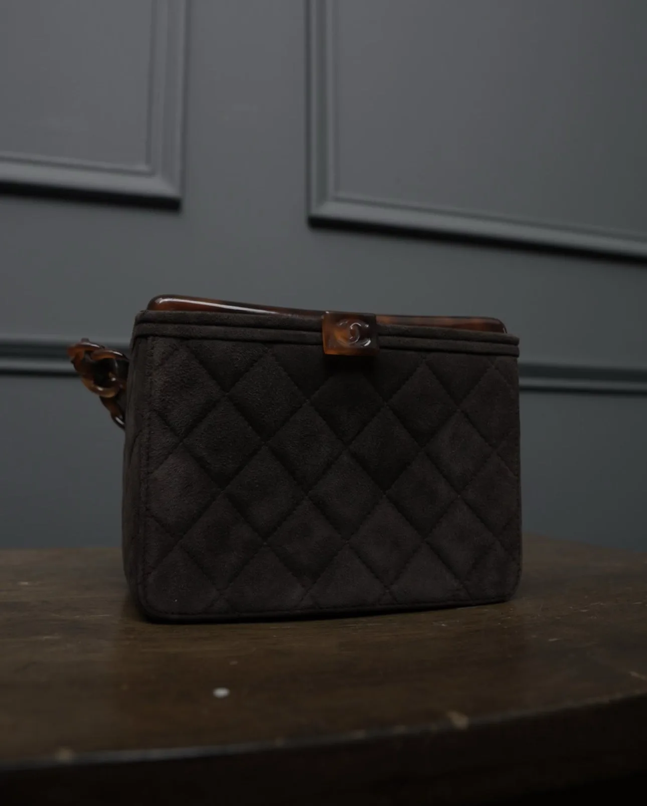 Chanel suede