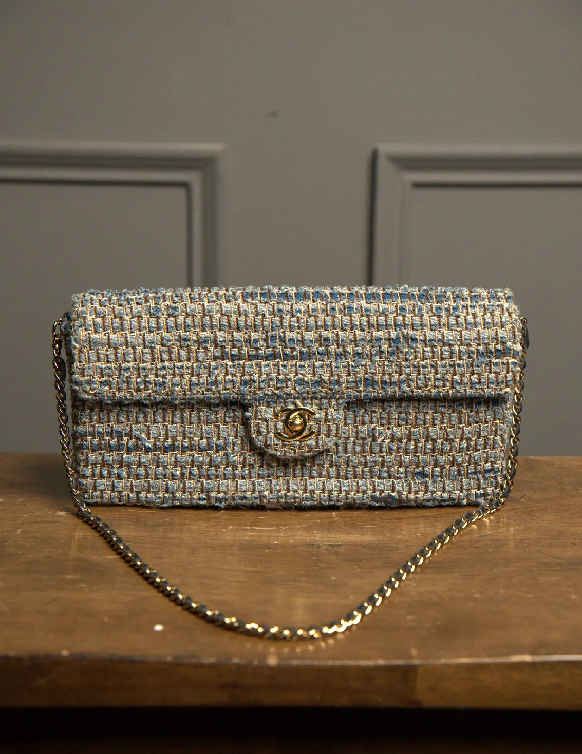 Chanel tweed Baguette
