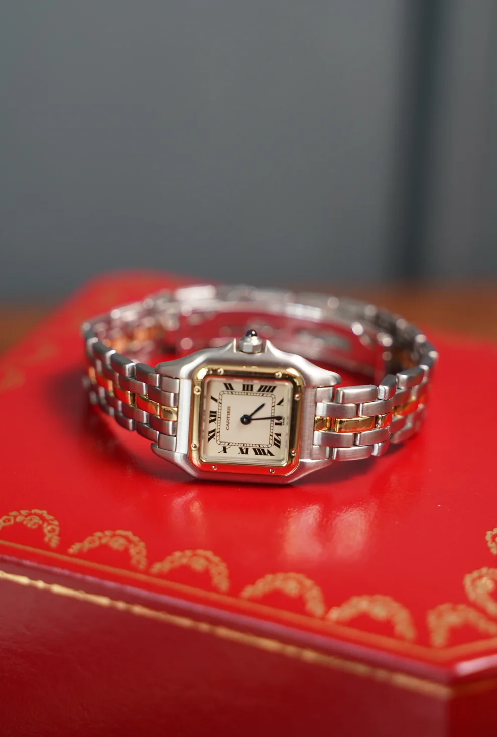 Cartier Panthère steel and gold 